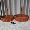 GOWKE Handheld Woven DIY Flower Basket