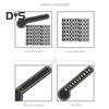 1 Set Slots Design Parking Number Plate Rhinestone Excellent Car Styling Phone Number Card Plate