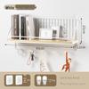 Lochfreies Lagerregal zur Wandmontage: Schlafsaal & Schlafzimmer Organizer Regal