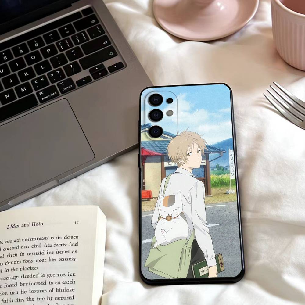 Anime S-Sensei Natsume  Phone Case For Samsung S25,24,23,22,30,21,10,9,Ultra,Plus,Lite,FE,4,5 G Soft Black Case