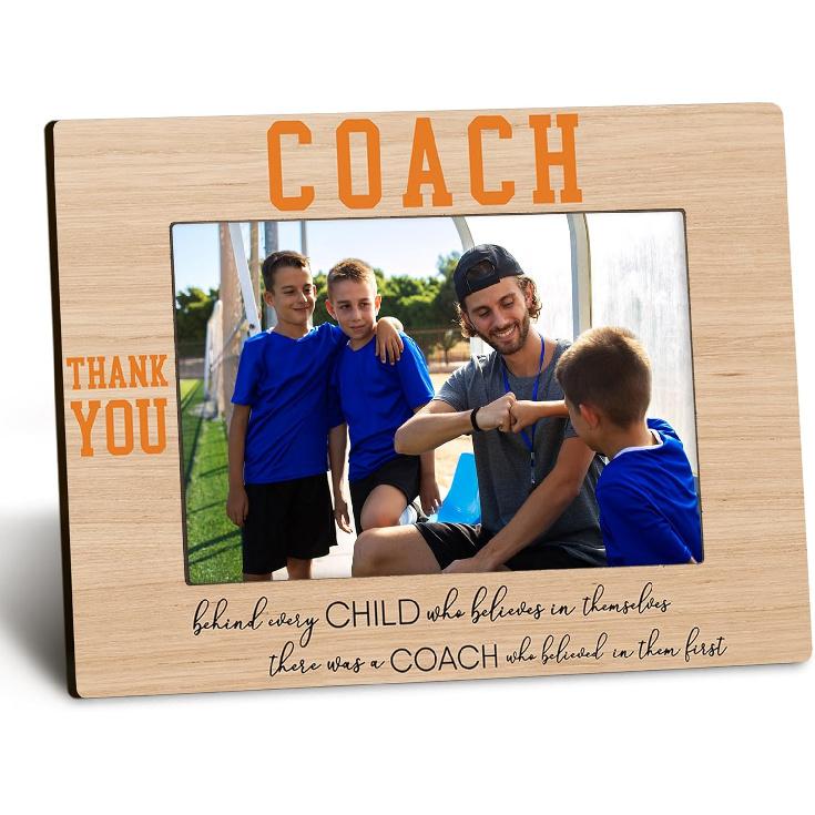 Coach 4x6 Picture Frame, Thank You Gifts for Coach, Best Appreciation Gift, Coworker Photo Frame, Thank You Picture Photo Frames for Desk Decor color-1