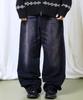 GLACK Gp174 Rusty Washed Wide Pants (Indigo)