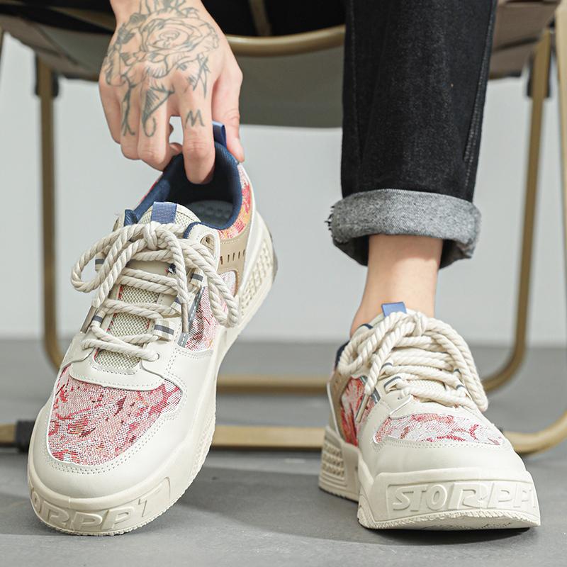 Модные новые парусиновые туфли для мужчин — фото 4