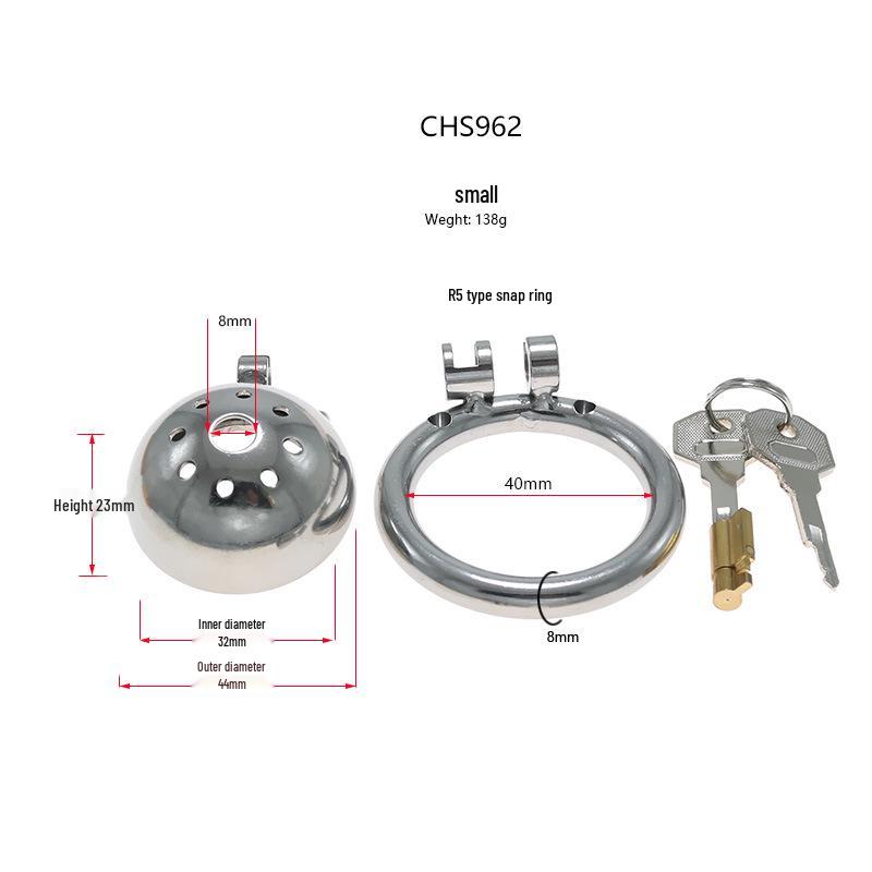 Chaqu Stainless Steel CB3000 Chastity Device Hemisphere Cage for Men