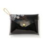 Francfranc Tulle Bag Blue X Black Foldable Eco Bag My Bag Sub Bag with Storage Pouch [Francfranc]