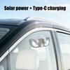 Solar Powered Solar Warning Light Animated Vehicle Signal Lights Demon Eye Light  SUV