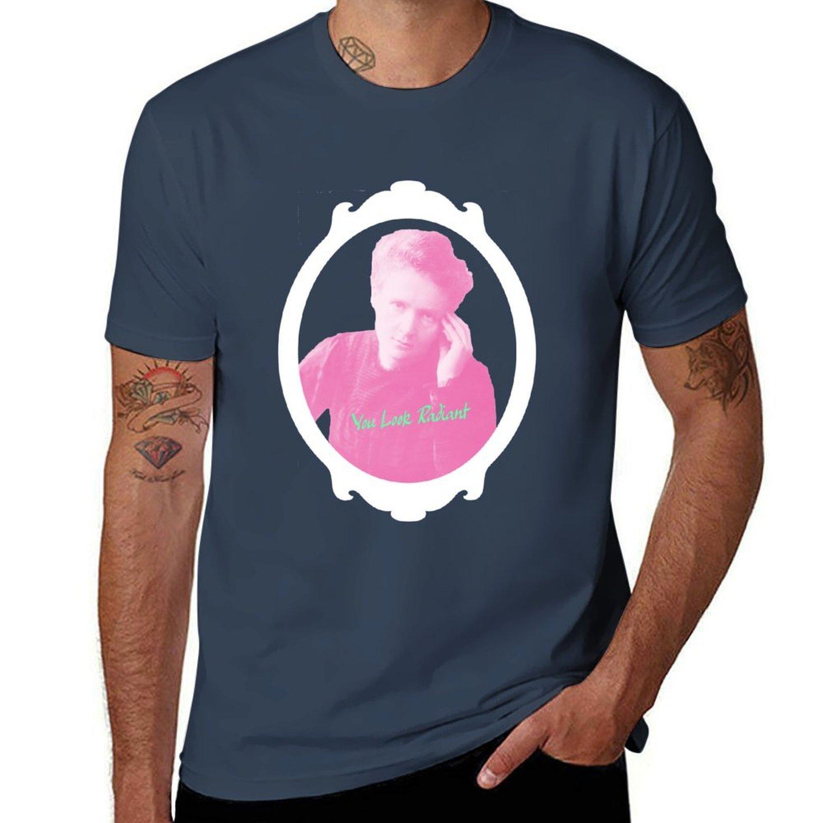You Look Radiant Marie Curie White Frame Tshirt Festive Simple Tshirt S