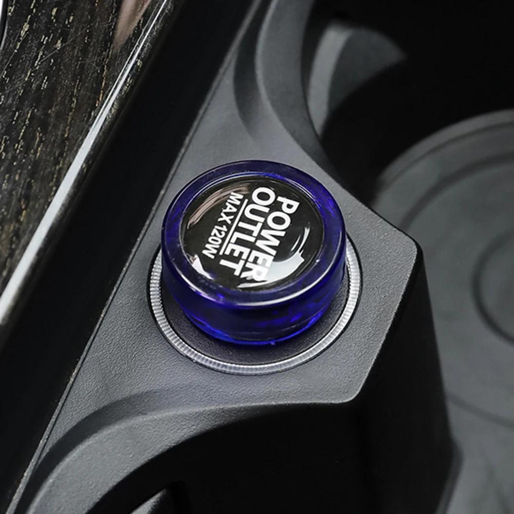 Dust Plug Power Outlet Effective Protection Features High Universality Fitment Note Vehicle Accessories Button Cap Red