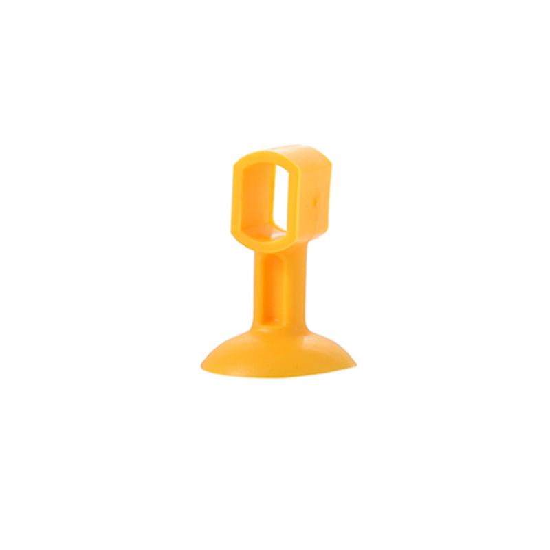 2 pezzi Nessuna collisione di pugni in silicone Porta Aspirazione Bagno Porta Tocca Gomma Fermaporta Maniglia Porta Bagno Multifunzionale Ponte Rotto Finestra Aspirazione