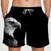 Eagle Falcon Hawk Boxing Shorts 3D Print Fighting Training Unisex Men Women Quick Dry Fitness Gym Sport Workout Casual Streetwear