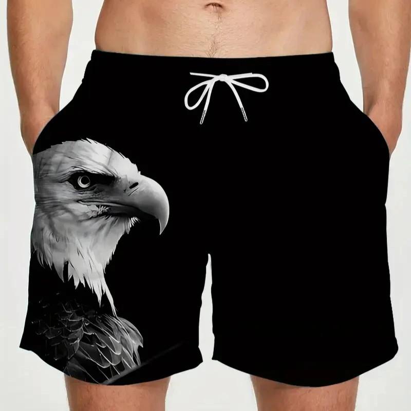 Eagle Falcon Hawk Boxing Shorts 3D Print Fighting Training Unisex Men Women Quick Dry Fitness Gym Sport Workout Casual Streetwear