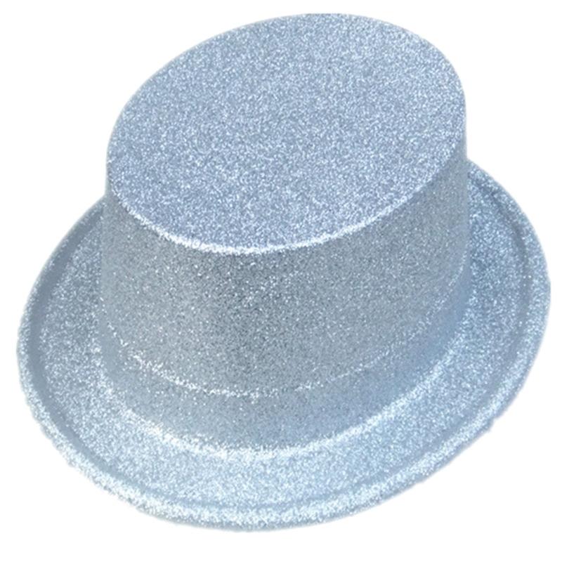 Glitter Pork Pie Hat Lincoln Hat Bowler Top Hat Ringmaster Hat Jazz Hat Magician Top Hat Magician Performed Hat