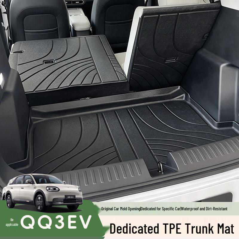 Chery QQ3 EV Trunk Mat Set: Fits 26 Models, TPE Front & Rear Dedicated Mats.
