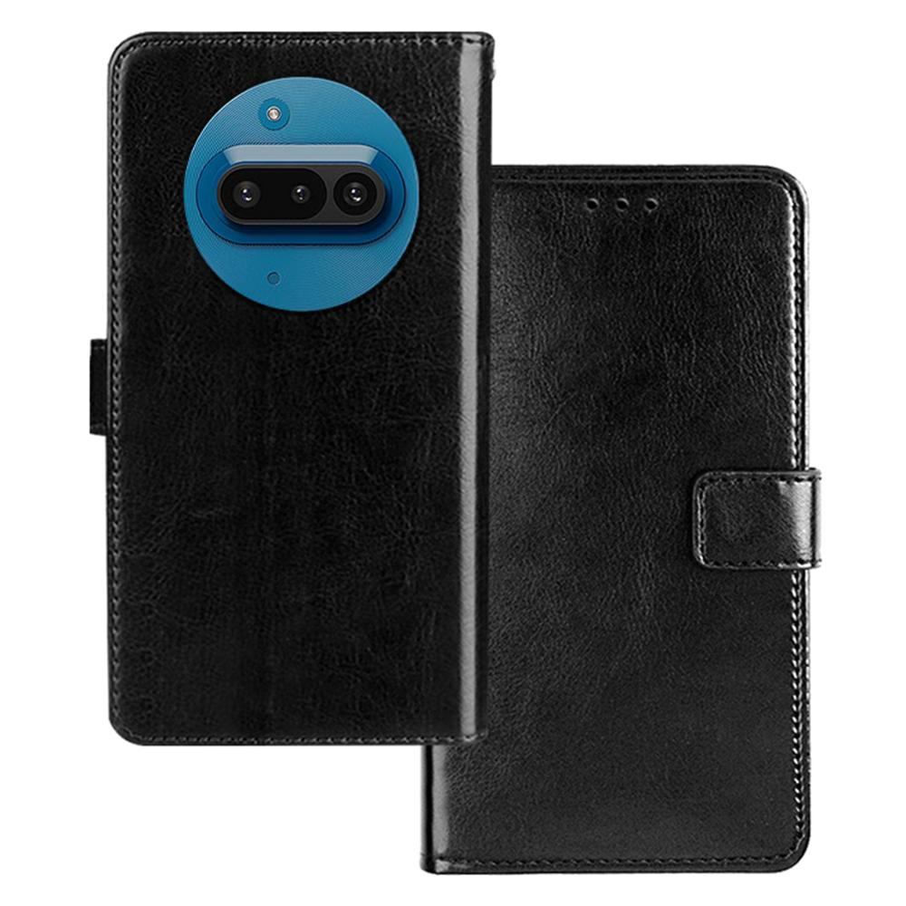 

Ні за що Телефон (3а) Чохол-гаманець Шкіряний Чохол для телефону Текстура Crazy Horse Black