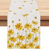 Printed Table Runner Living Room Table Holiday New Year Decoration Centerpiece Long Tablecloth
