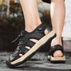 Fashion All-match Luxury Sandals Men's Breathable Shoes Fashion Men's Casual Sandals Outdoor Non Slip Beach Sandals Men Walking Shoes
