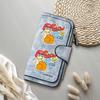 Cute Cartoon Snail Long Wallet Cool Trendy Portable PU Leather Card Holder Daily Use Fashion Wallet