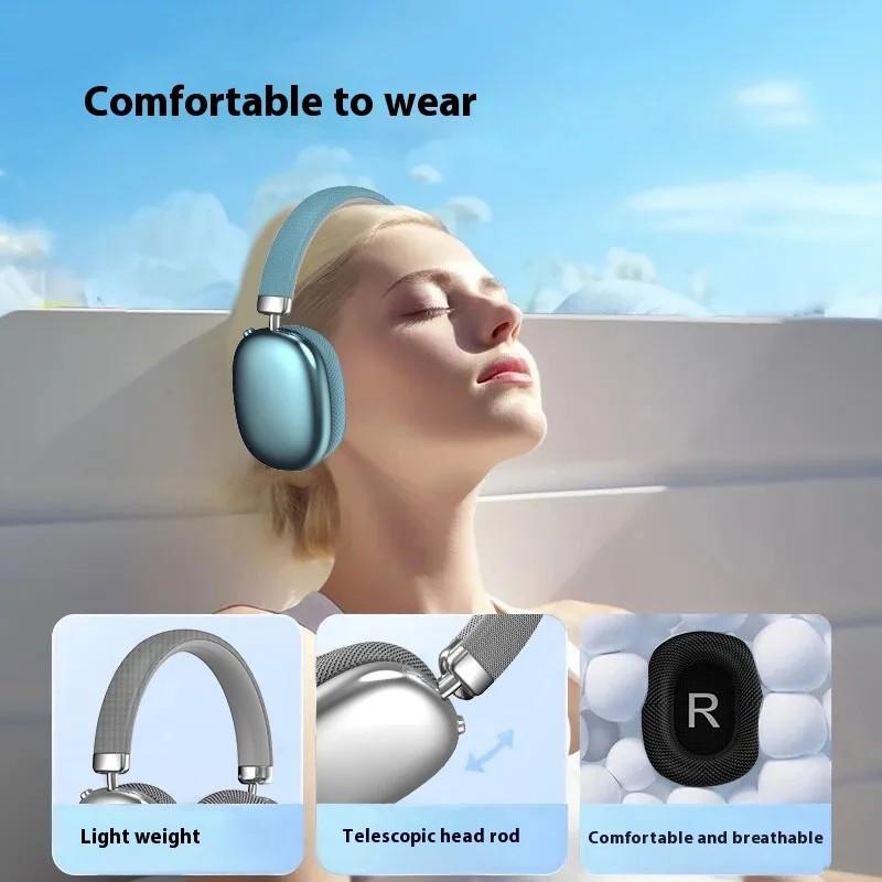 Kabelloser Kopfhörer Over Ear Faltbare Kopfhörer Geräuschunterdrückung Geringe Latenz Heaset Mit HD-Mikrofon Wasserdicht
