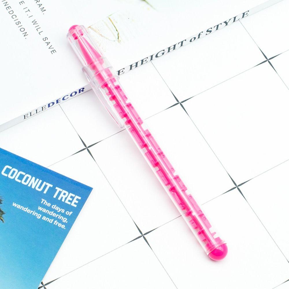 4Pcs Quick-Drying Puzzle Ballpoint Pen Novelty Stationery Neutral Pen Children's Day Gift