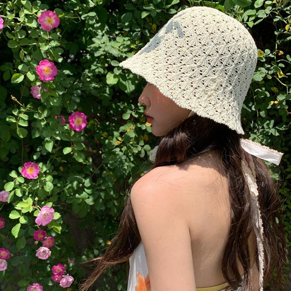 Hollow Fisherman Cap New Basin Cap Chic Bucket Hat  Travel