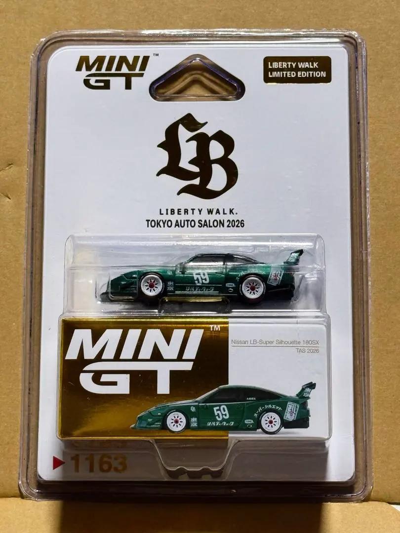 Mini GT Liberty Walk 1/64 LB-Super Silhouette Nissan 180SX TAS2026 Зеленый