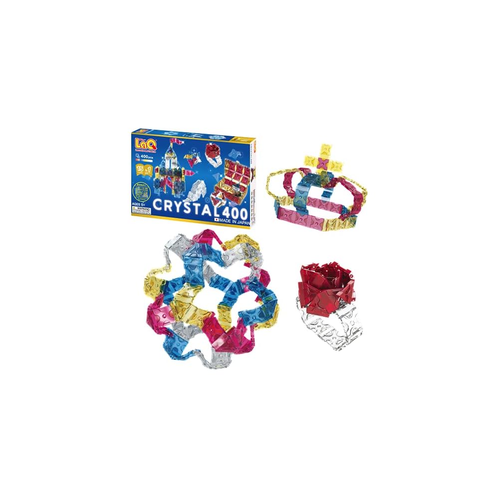 

LaQ FreeStyle Crystal Building Blocks 400 Pieces Educational Toy