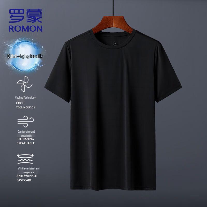 ROMON Men's Ice Silk Quick-Dry T-Shirt