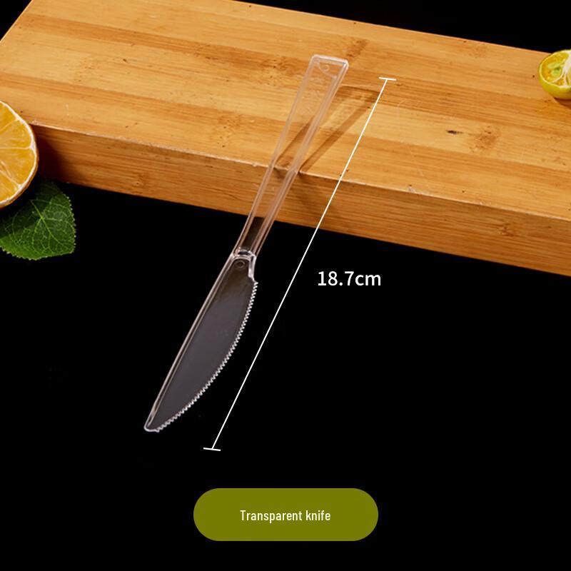 

ZISIZ Plastic Knife, Fork, Spoon Cutlery Set