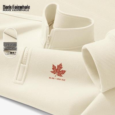 Mark Fairwhale Men's Half-Zip Stand-Collar Sweatshirt