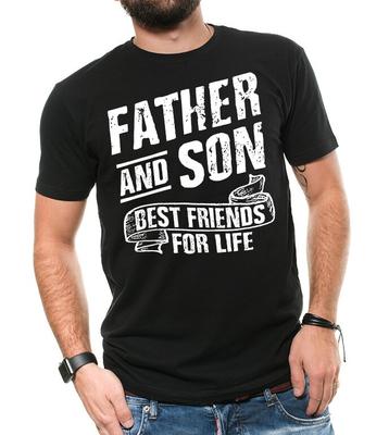Fathers Day Tshirt Dad and Son Mens Gift Tee Shirt Fathers Man Loose Graphic Cotton Sweatshirt New Arrival Oneck Shortsleev