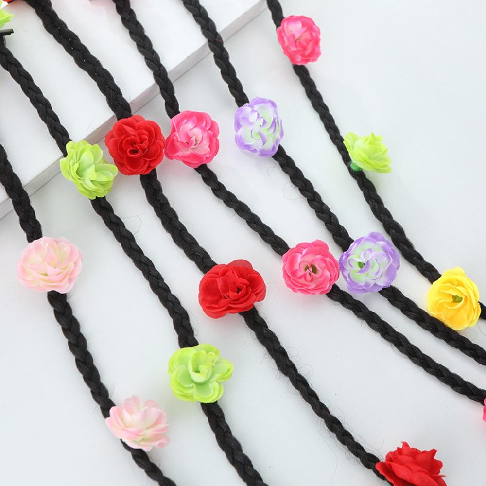 

Boxing Braids Children Wig Twist Braid Colorful Braided Ponytail Fashion Ponytail Headbands Kids Style 3