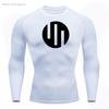 Running T-shirt Short Sleeve White Compression Shirt Men's Gym Exercise Quick Dry Sun Protection Sportswear Muscle Shirt 4XL
