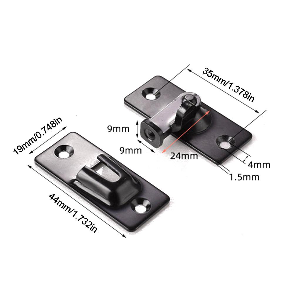 Door Lock Guard Latch Bolt 90 Degree Steel Toggle Latch Sliding Barn Door Lock Wine Cabinet Closet Right Angle Lock Tools