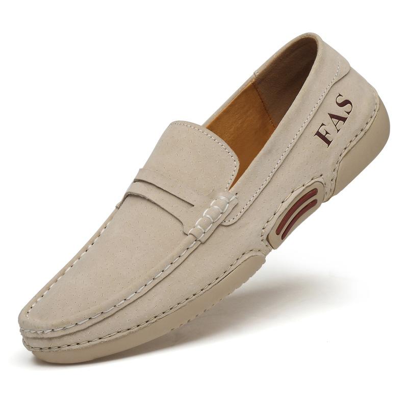 

Весна и осень Gommino мужские новые повседневные кожаные туфли из натуральной кожи летние дышащие туфли с одной педалью 44