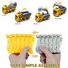 Children Electric Track Toy Car Engineering Minin Car Set Kids Puzzle Boy Toys Track Car Anti-gravity Track Train Gift for Kid