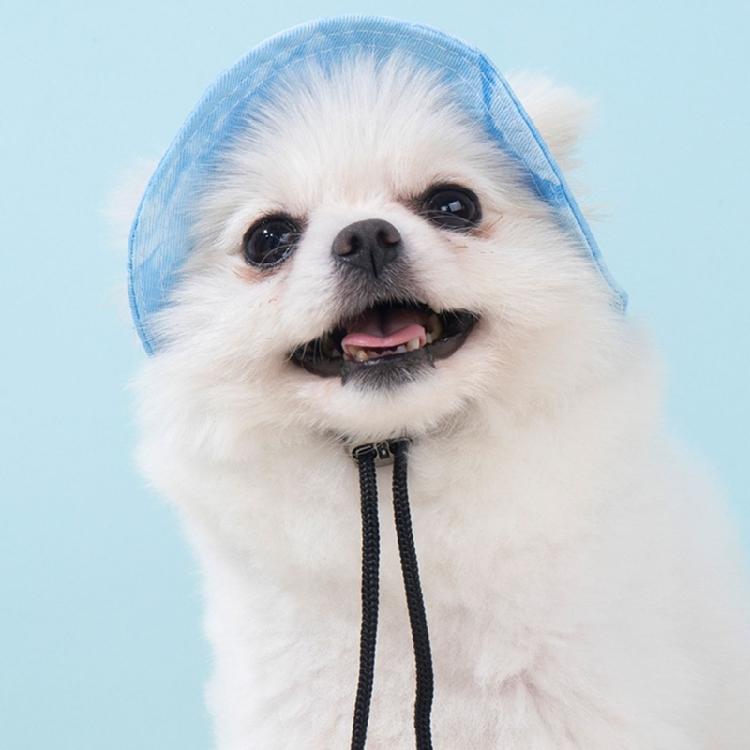 Pet Sun Protective Hat Wide Brimmed Design For Dog Cats Rabbits Lightweight Summer Accessory