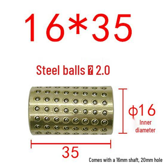 Golden Copper Ball Bearing Cage Mold Guide Bush Holder