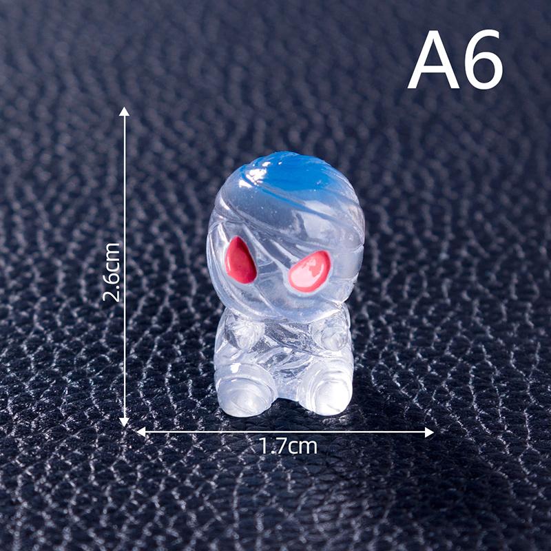 

Милые фигурки из микропейзажа на Хэллоуин, поделки из смолы, мини-украшения для сада фей, симпатичные украшения в виде тыквы, привидения, летучей мыши