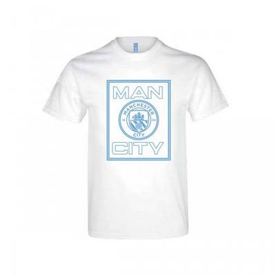 Manchester City FC Unisex Adult Logo T-Shirt