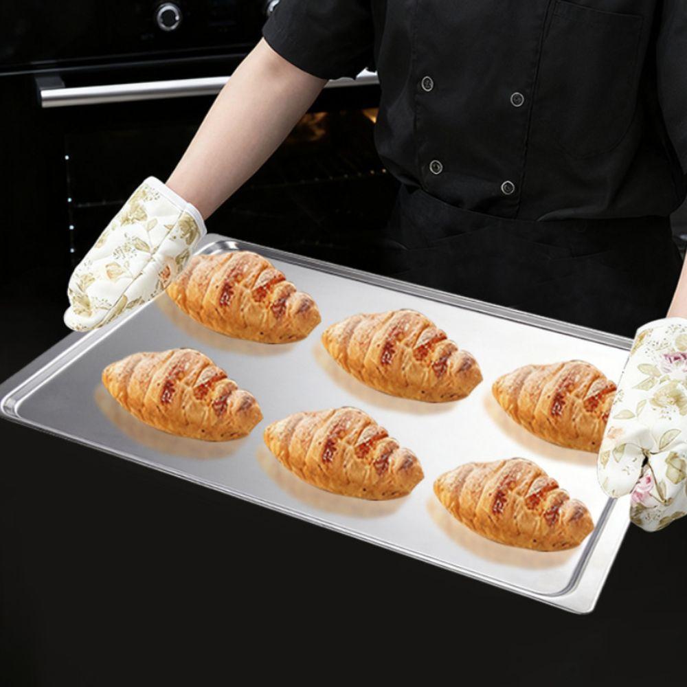 Rechteckige Aluminium-Zink-Zinklegierung Backblech Antihaft-Backform Langlebige Ofenform Brot