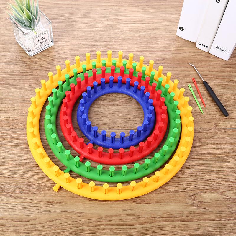 DIY Knitting Loom for Easy Scarf and Hat Making - Beginner-Friendly Tool Set