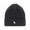 New Era Basic Cuff Knit Cap MLB Los Angeles Dodgers CoolMax Black FREE Size Beanie Quick Dry Unisex
