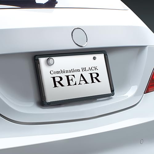 Tsuchiya Yac Car Supplies Number Frame Set Tight Black 390mm x 205mm x 25mm PF-399