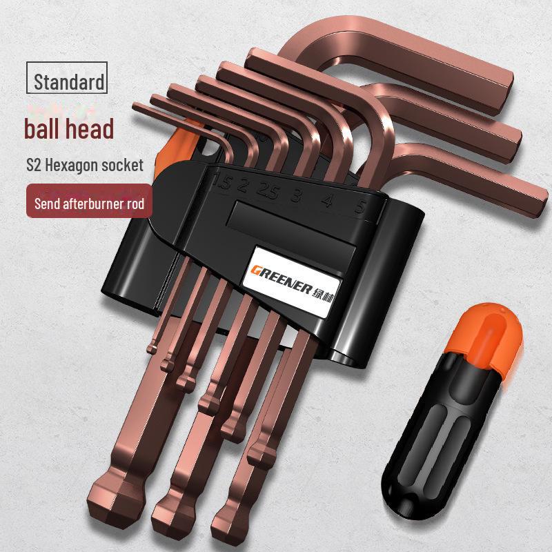 Green Forest Universal 6-Sided Hex Wrench and Screwdriver Set