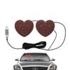 Car Window Light Love Heart Shape Automotive Vehicle Decor Car Interior Atmosphere Lights For SUV RV Sedan Truck Minivan Van