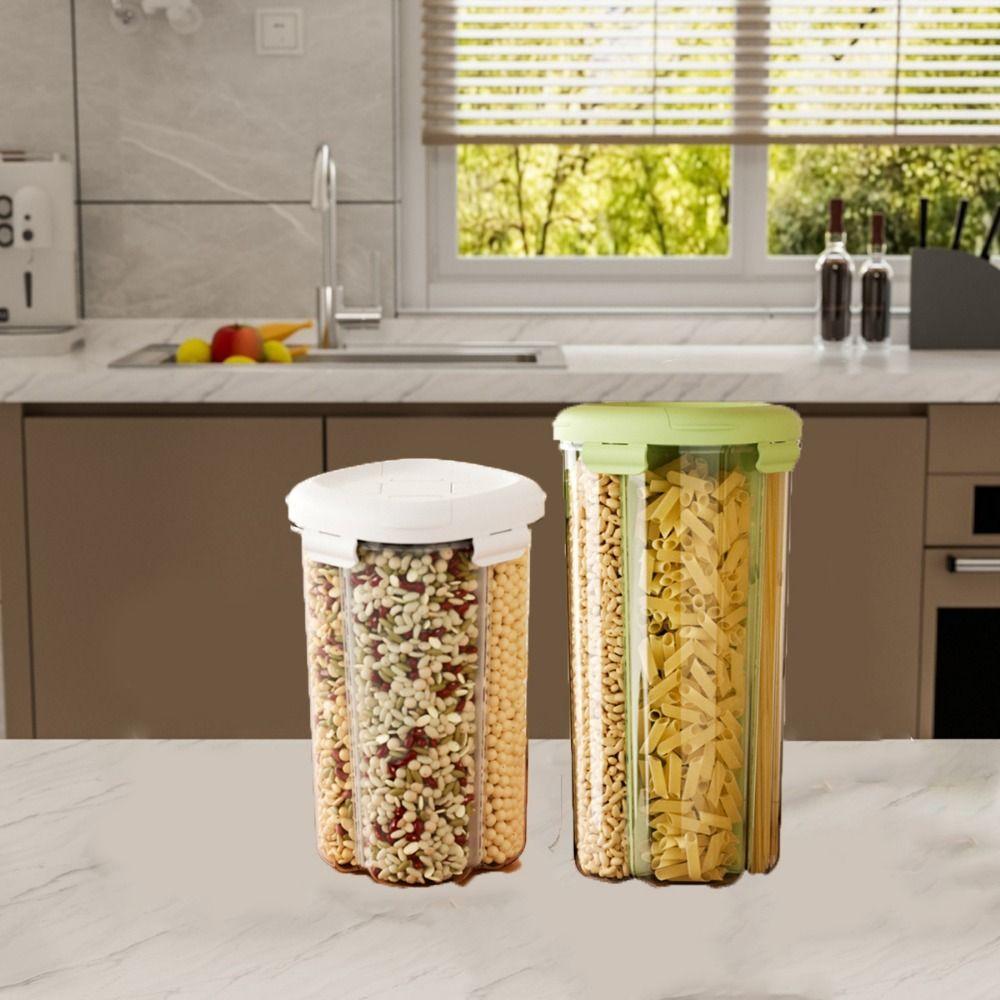 Large Capacity Cereal Grain Dispenser Sealed Food Storage Box Grain Storage Container  Kitchen