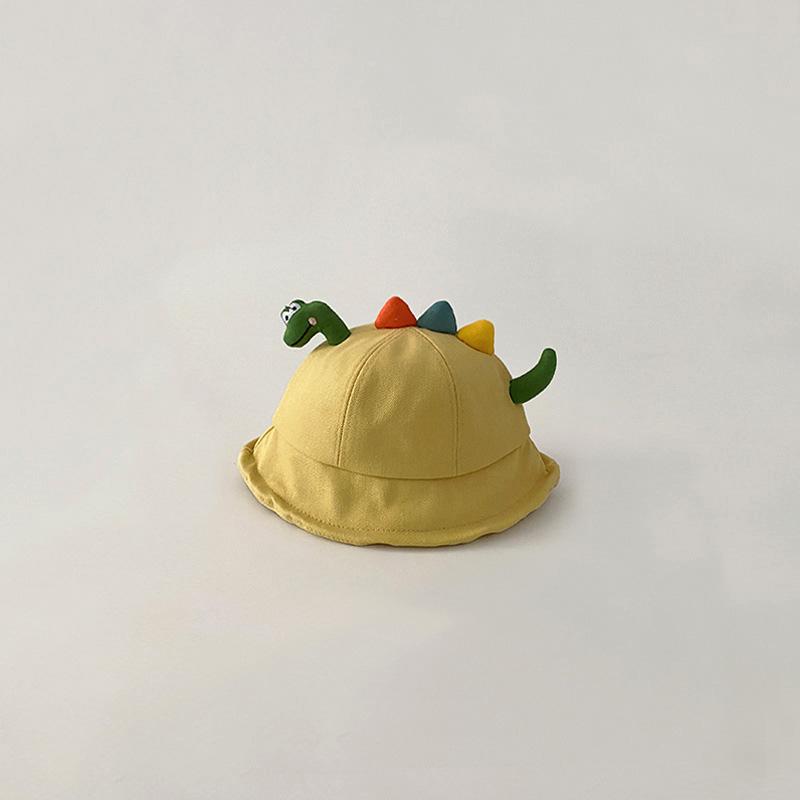 Niedlicher Dinosaurier Baby Fischerhut Frühling Sommer UV-Schutz Jungen Mädchen Fischerhut Outdoor Reise Sonnenschutz Kinder Sonnenhut