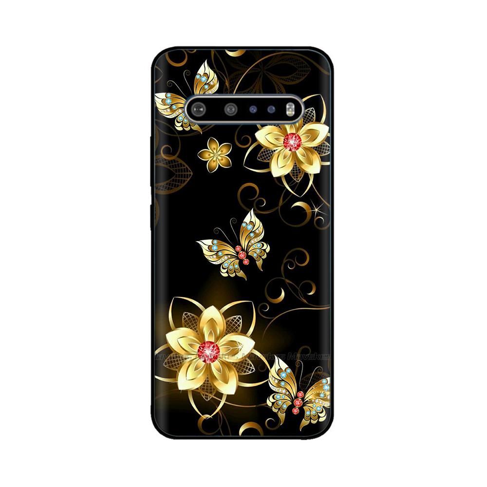 Für LG V60 ThinQ Hülle 6,8" Weiches Silikon TPU Handyhülle Funda Für LG V60 ThinQ 5G V 60 Rückseite lgV60 ThinQ coque Bumper Schale