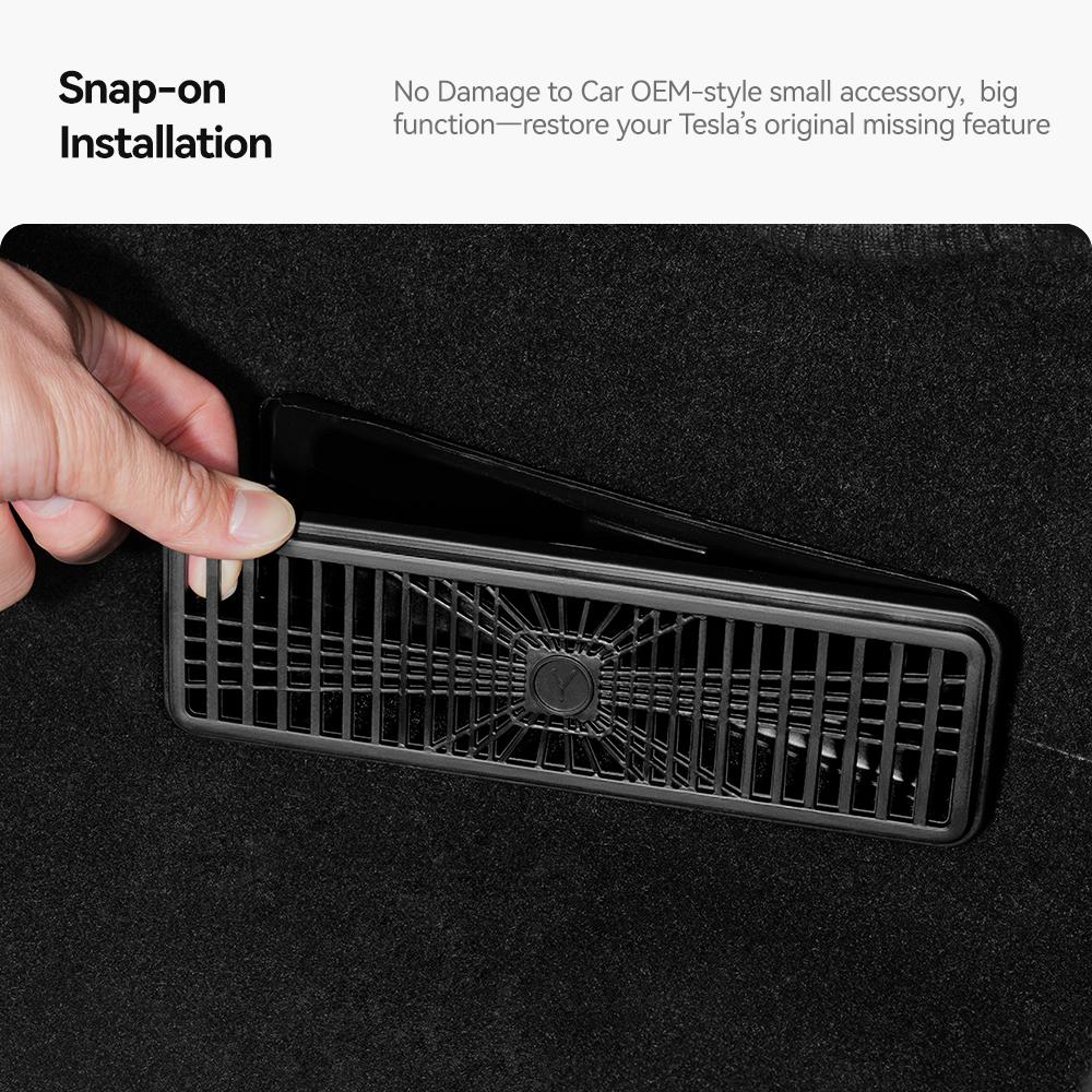 YZ For Tesla Model 3 Y Highland Juniper 2026 Under Seat Rear Air Vent Protect Cover Backseat Outlet Grille Protection accessorie
