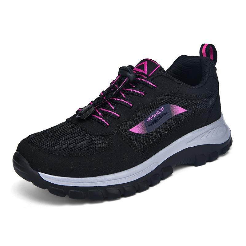 Older Shoes Lightweight Breathable Mesh Couples Walking Shoes Comfortable Middle-aged and Old Mothers Shoes